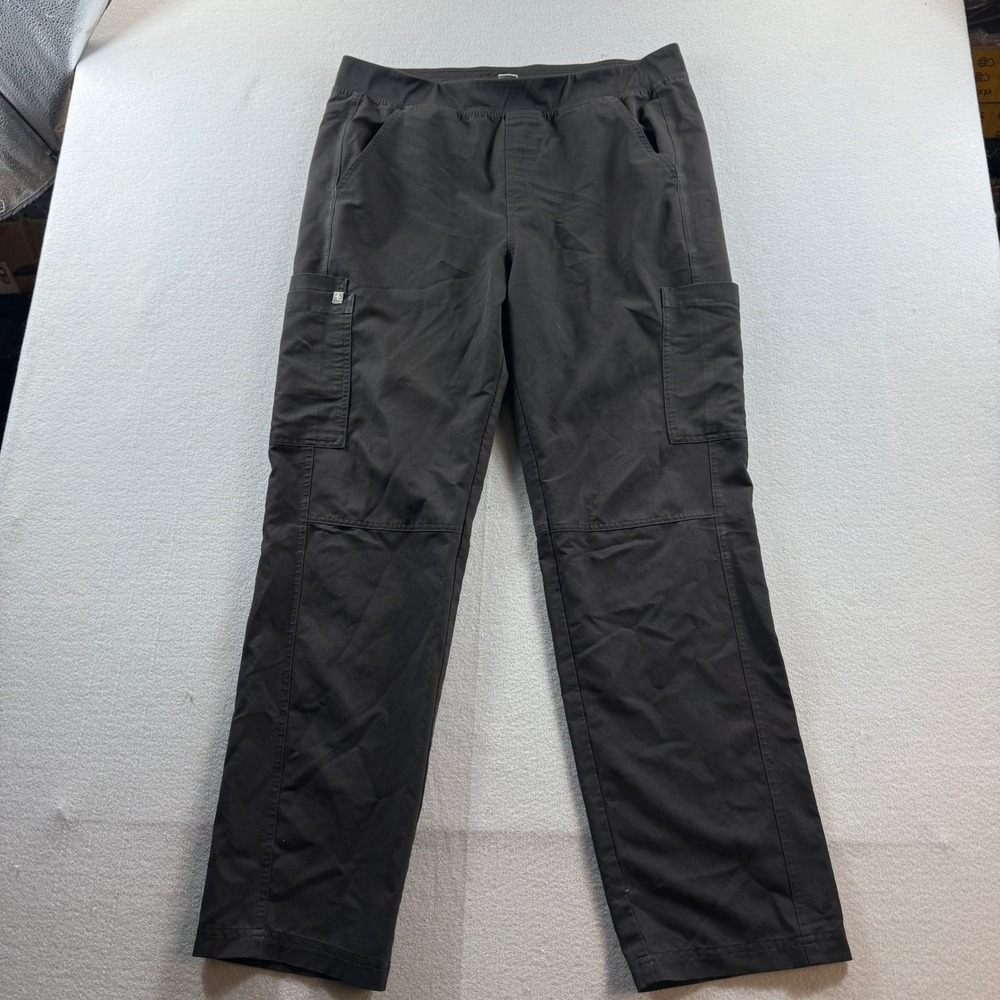 FIGS T2001 Scrub Pants Men Large Black Cargo Technical Medical Uniform